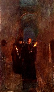 A-Procession-in-the-Catacomb-of-Callistus