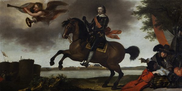 A. Hebbelynck - Ruiterportret van Frederik Hendrik (1584-1647), prins van Oranje - C1014 - Cultural Heritage Agency of the Netherlands Art Collection