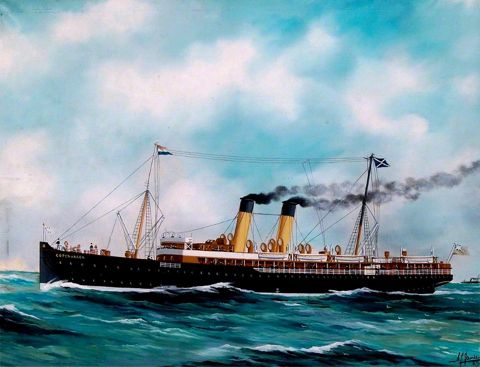 A. J. Jansen - SS 'Copenhagen' SFK LTH WP059-001