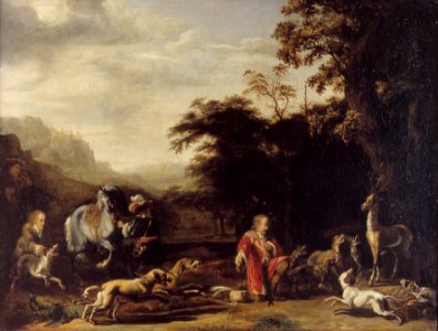 A. de Hondt - Het visioen van St. Eustachius - NK2916 - Cultural Heritage Agency of the Netherlands Art Collection