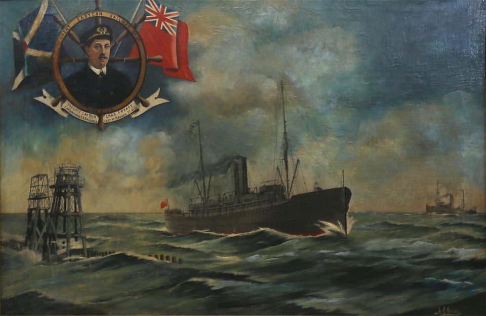 A. J. Jansen - S.S. 'Brussels' and Captain Fryatt inset N hd item 252574 16befc11f0
