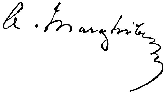 A. Marghiloman, semnătura (1925)