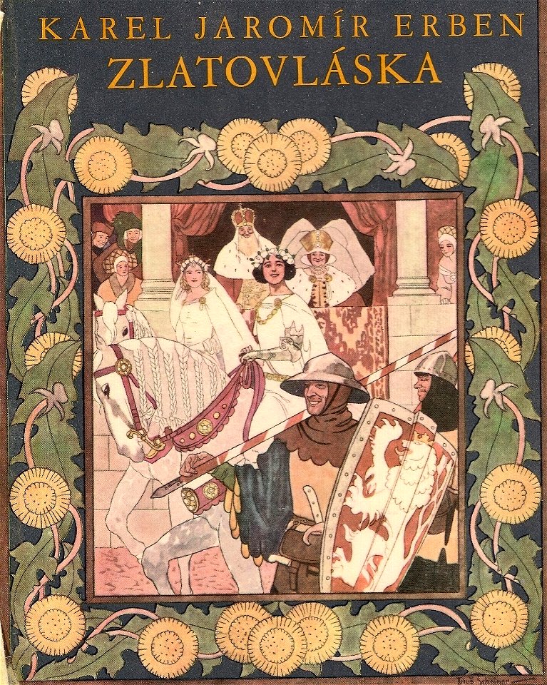 A. Scheiner - Zlatovláska, ilustrace - obálka