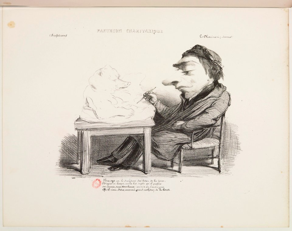 A. L. Barye- Panthéon charivarique