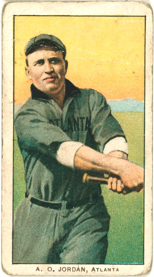 A. O. Jordan, Atlanta Team, baseball card portrait LCCN2008675176