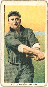 A. O. Jordan, Atlanta Team, baseball card portrait LCCN2008675176
