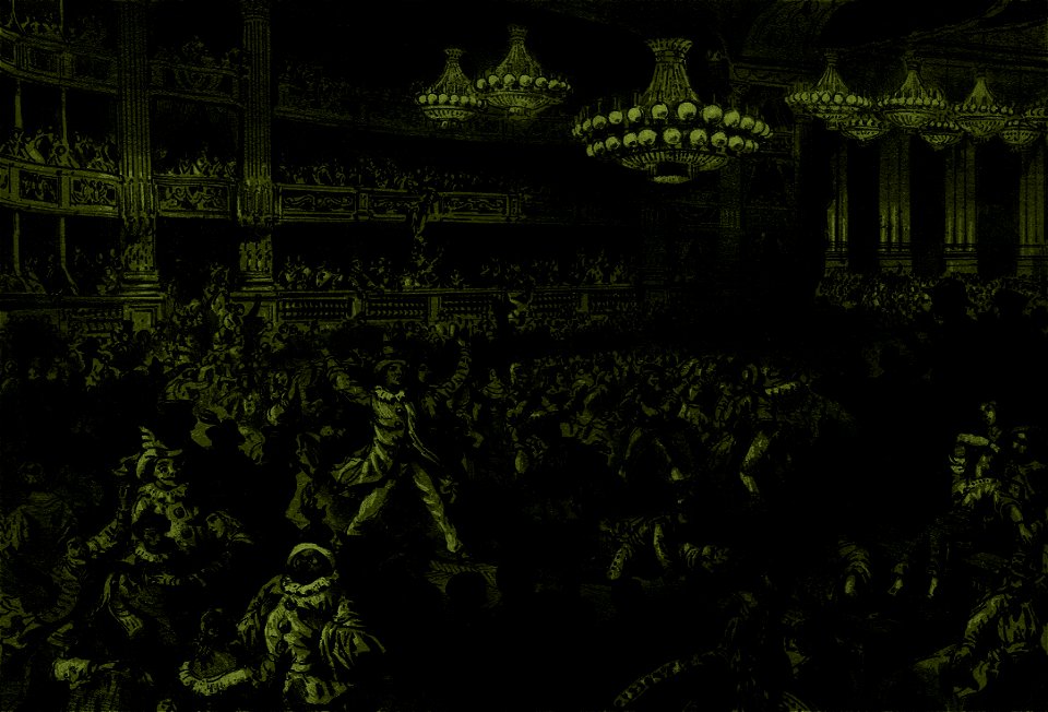 A. Provost, Bal de l'Opéra - NYPL Digital Collections 1