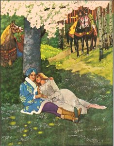 A. Scheiner - Zlatovláska, ilustrace - str. 025