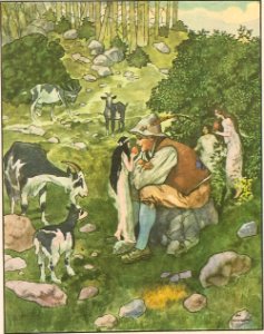 A. Scheiner - Zlatovláska, ilustrace - str. 131