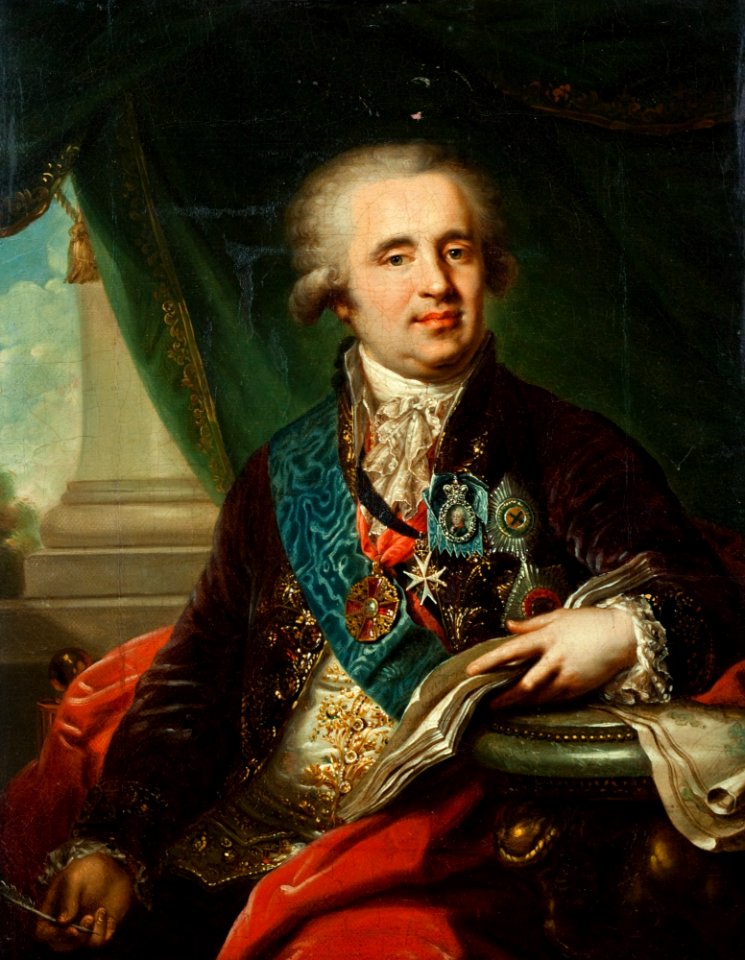A.A. Bezborodko after Lampi (ca. 1800, Hillwood)