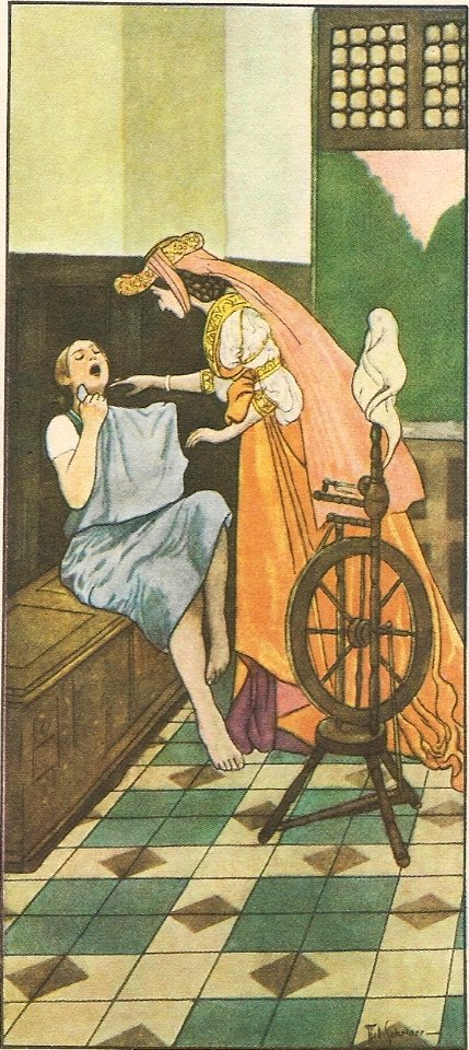 A. Scheiner - Zlatovláska, ilustrace - str. 099