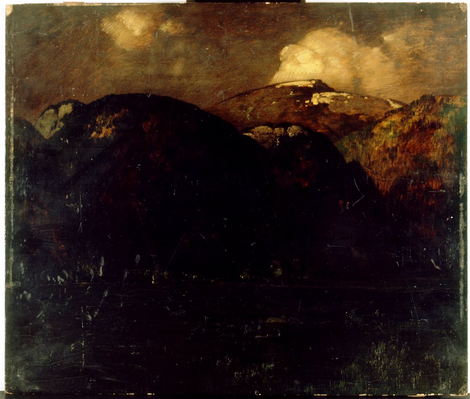 A. von Stadler - Berglandschap - NK3277 - Cultural Heritage Agency of the Netherlands Art Collection