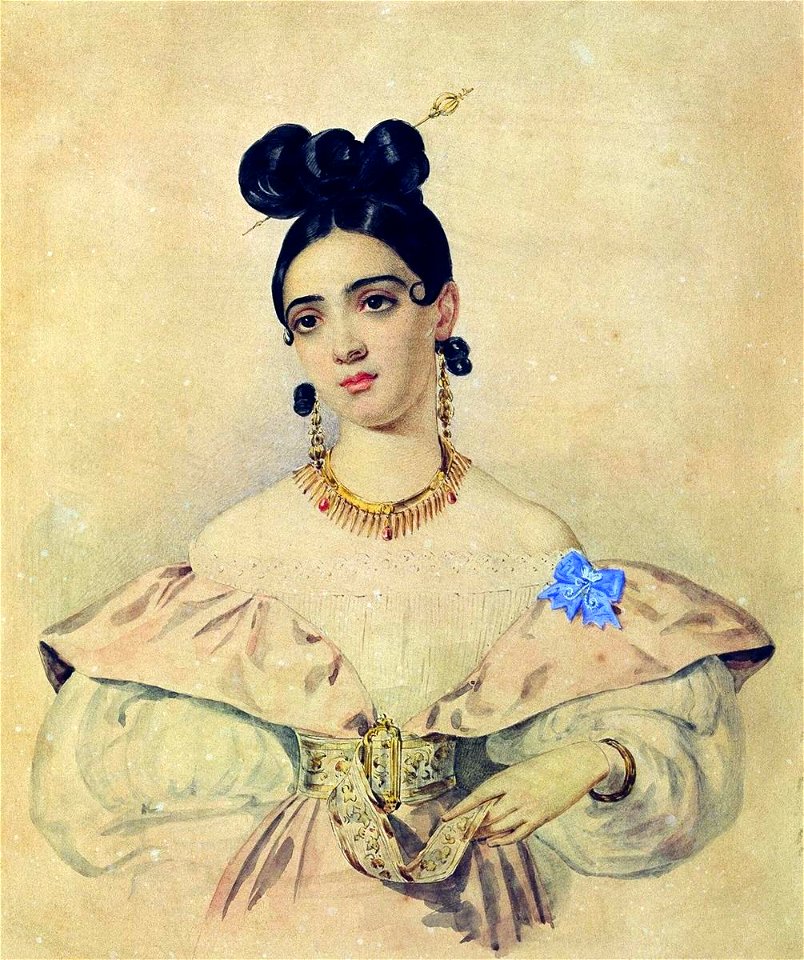 A.D. Abamelik-Lazareva by A.Brullov (1835-8, N.Novgorod)