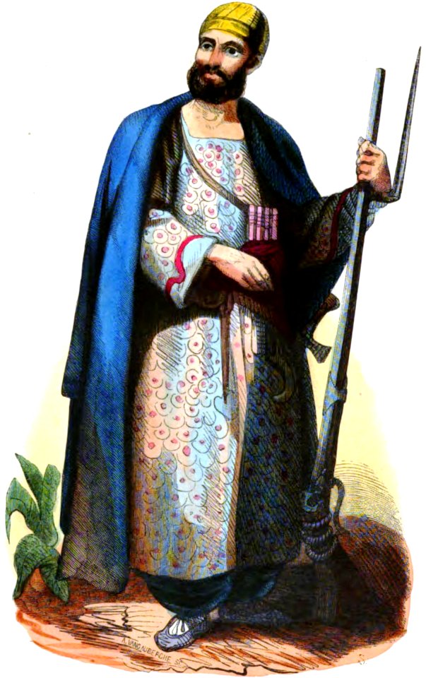 A. Vancauberche. Douran (Asie). Auguste Wahlen. Moeurs, usages et costumes de tous les peuples du monde. 1843