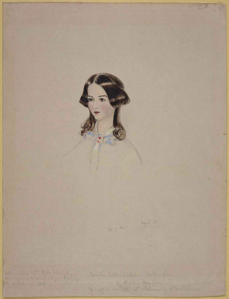 A.C. aged 15. Sarah (Abbie) Cooper, aged 15, of Wellington. 1849 A-144-002