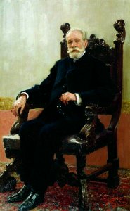 A.B. Nentsel by I. Repin (1908, Khabarovsk). Free illustration for personal and commercial use.