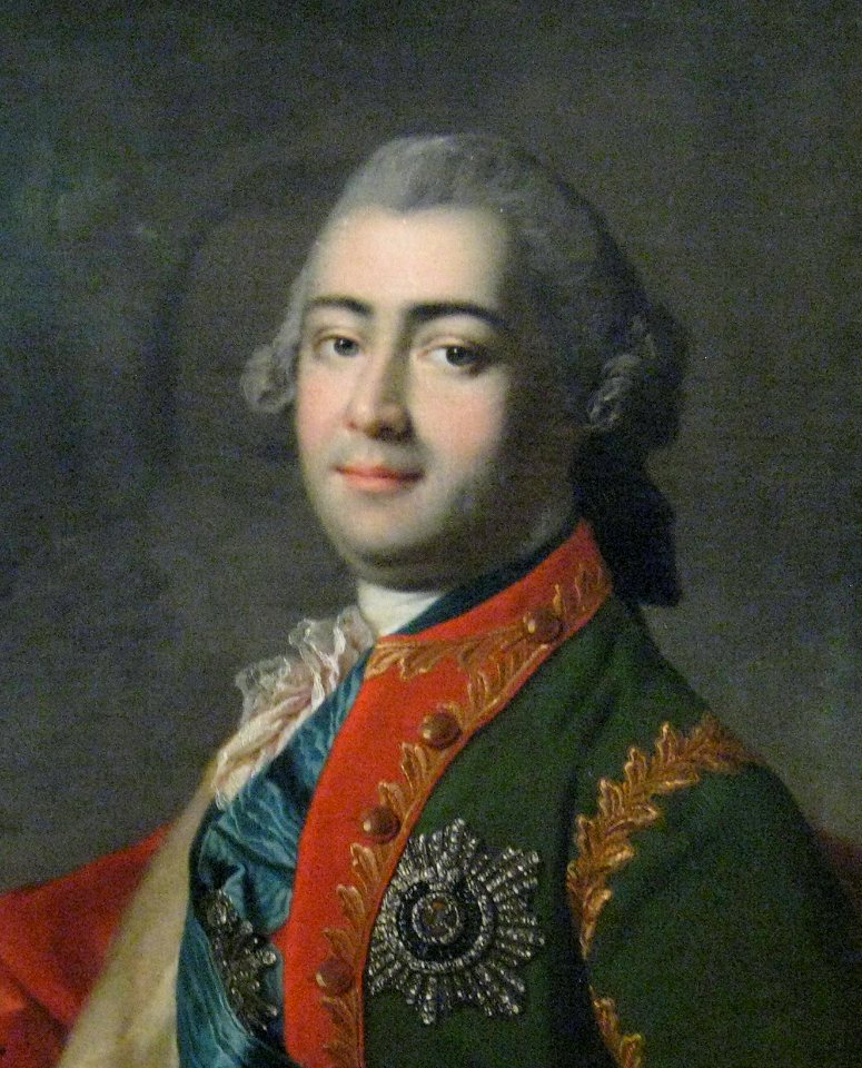 A.G.Razumovsky by anonymous (1770s, GIM) detail