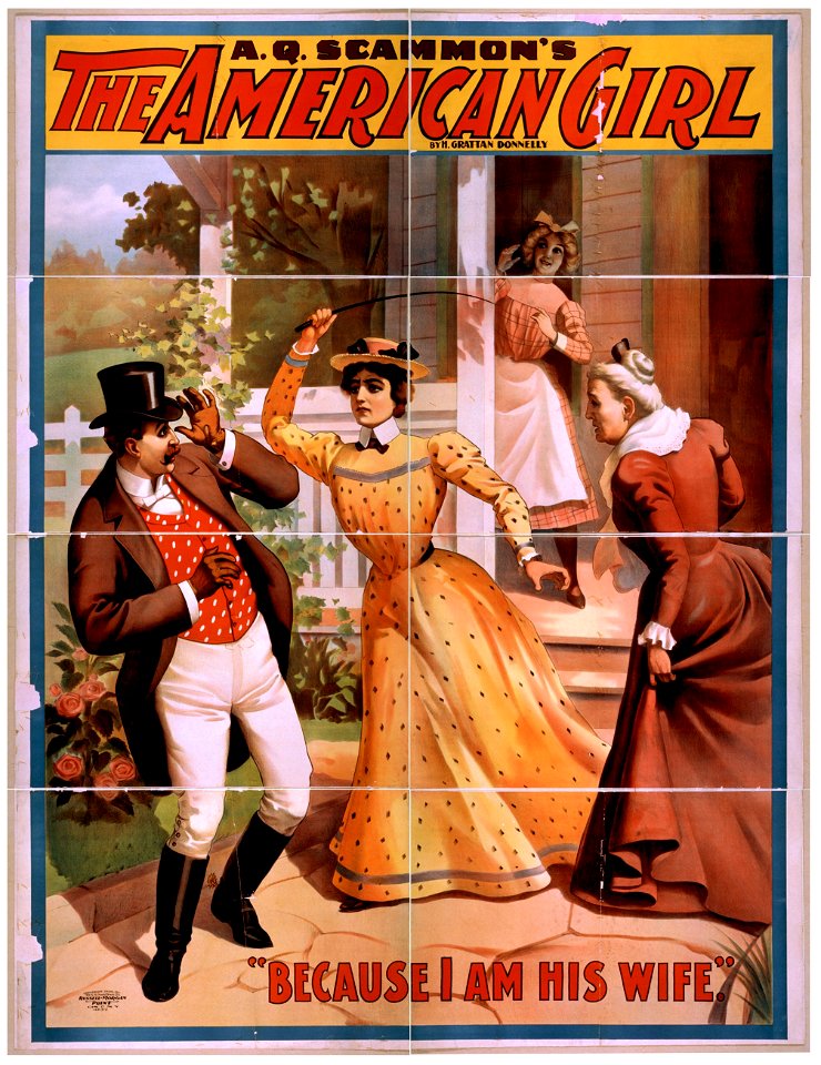 A.Q. Scammon's The American girl by H. Grattan Donnelly. LCCN2014637211