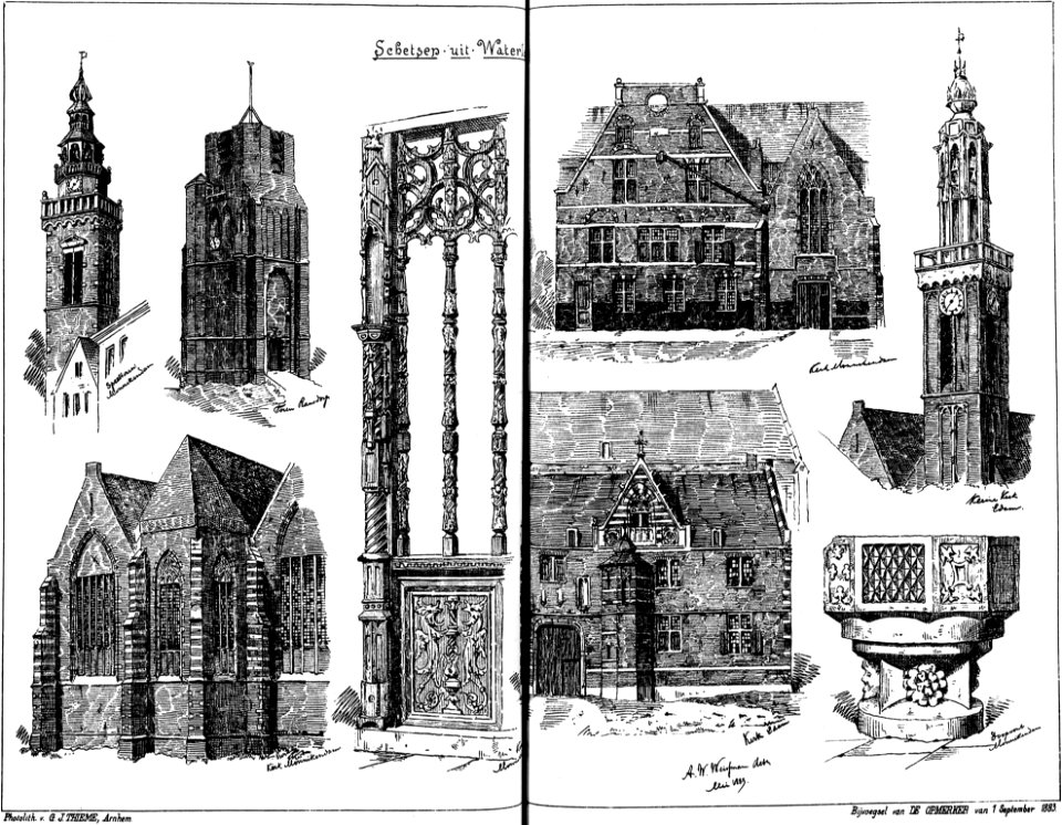 A.W. Weissman Waterland sketches
