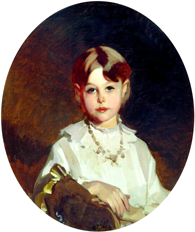 A.S. Sheremeteva in childhood by I.Makarov (1880s)