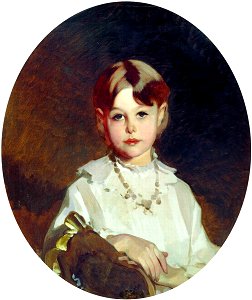 A.S. Sheremeteva in childhood by I.Makarov (1880s)