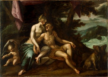 Hans von Aachen - Venus and Adonis (Fogg Art Museum)
