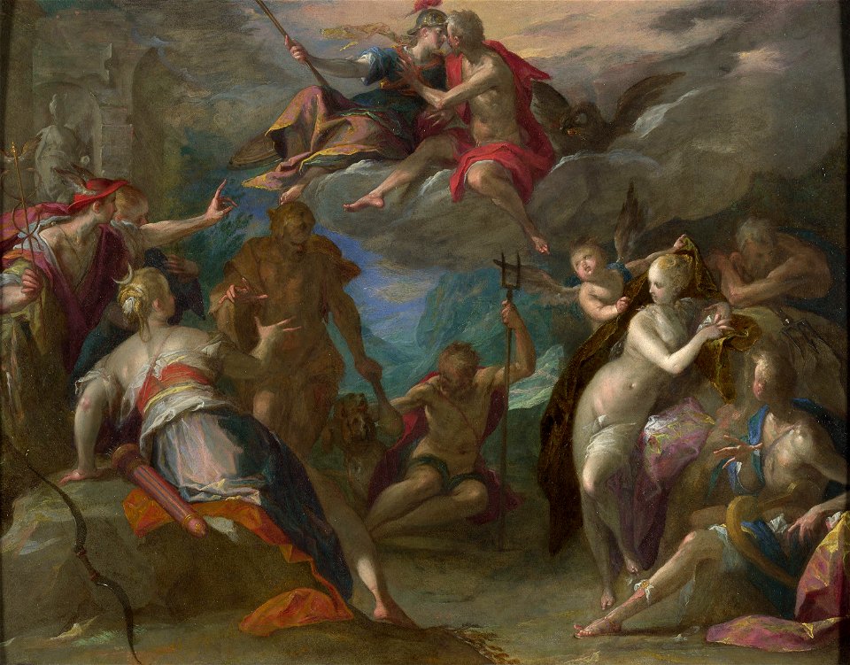 Hans von Aachen - The Amazement of the Gods - Google Art Project