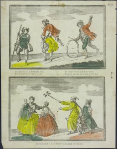 Aan jongens wilde pret aan meisjes zachte vreugd-Catchpenny print-Borms 0952