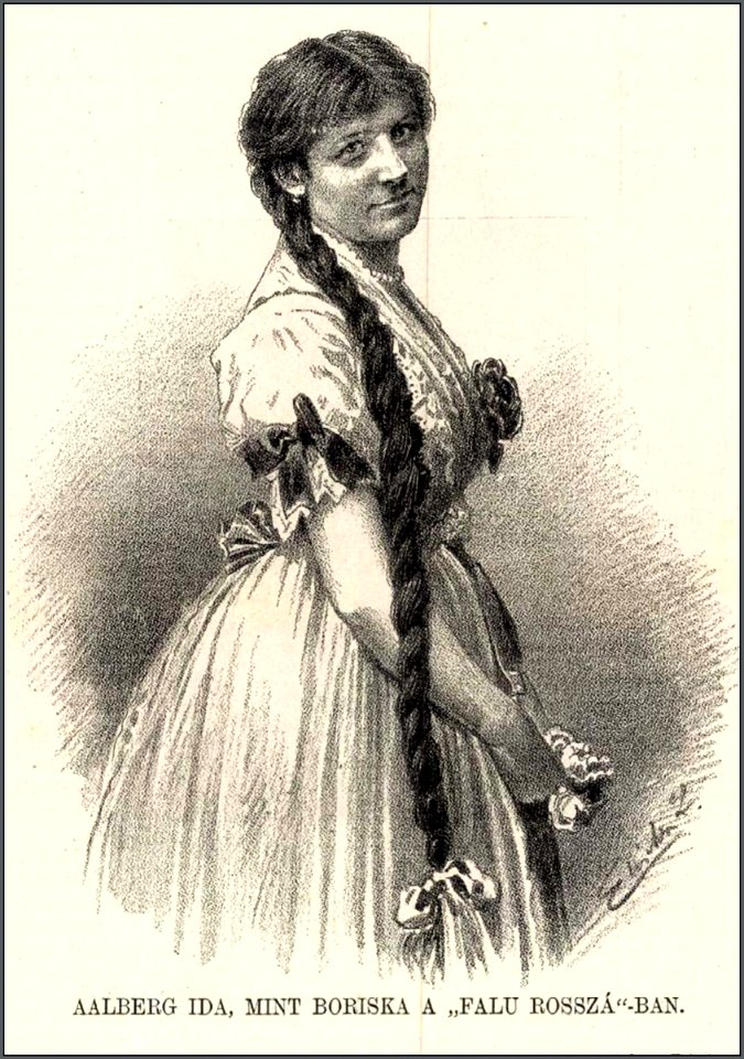 Ida Aalberg Budapesten, Vasárnapi Ujság, 1880