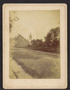 Aalsmeer. In het verschiet de toren van de Dorpskerk, Afb ANWZ00496000001