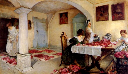 Abbey, Edwin Austin - Potpourri - 1899. Free illustration for personal and commercial use.