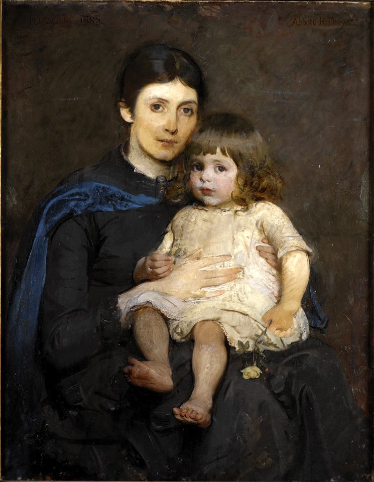 Abbott Handerson Thayer - Mother and Child - 24.032 - Rhode Island School of Design Museum