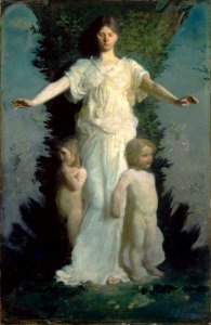Abbott Handerson Thayer - Caritas - 97.199 - Museum of Fine Arts