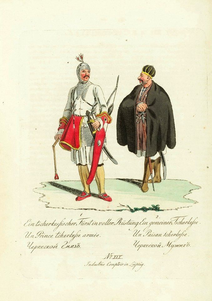 Abbildung und Beschreibung der Völkerstämme und Völker unter des russischen Kaisers Alexander menschenfreundlichen Regierung №XIX