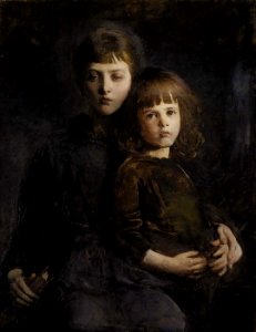 Abbott Handerson Thayer - Brother and Sister (Mary and Gerald Thayer) - 1929.6.114 - Smithsonian American Art Museum