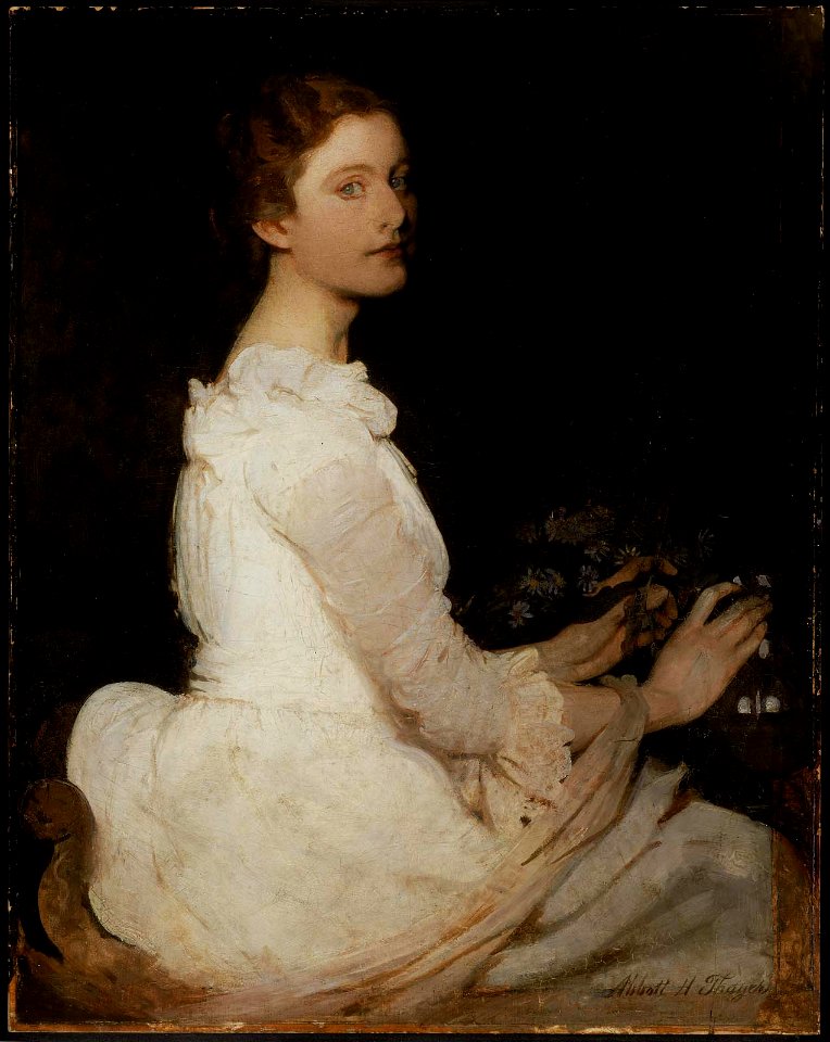 Abbott Handerson Thayer - Girl in White (Margaret Greene) - 40.19 - Museum of Fine Arts
