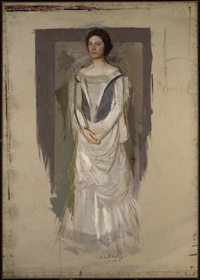 Abbott Handerson Thayer - Standing Woman - 1929.6.162 - Smithsonian American Art Museum