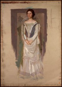 Abbott Handerson Thayer - Standing Woman - 1929.6.162 - Smithsonian American Art Museum. Free illustration for personal and commercial use.