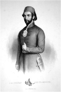 Abdül Mecid I. Litho