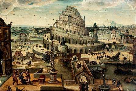 Abel Grimmer (attr.) - The Tower of Babel