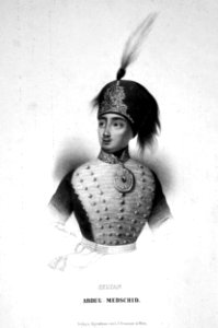 Abdülmecid I. Litho