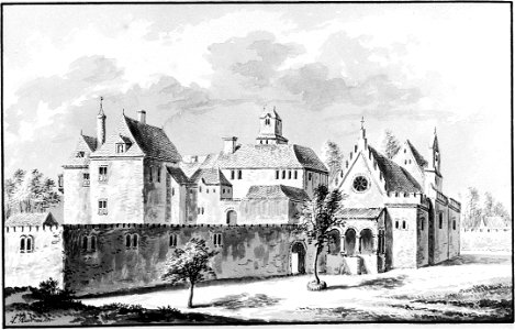 Abdij te Loosduinen, circa 1725