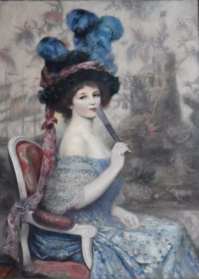 Abel Faivre - La femme à l'éventail 01