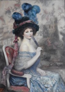 Abel Faivre - La femme à l'éventail 01