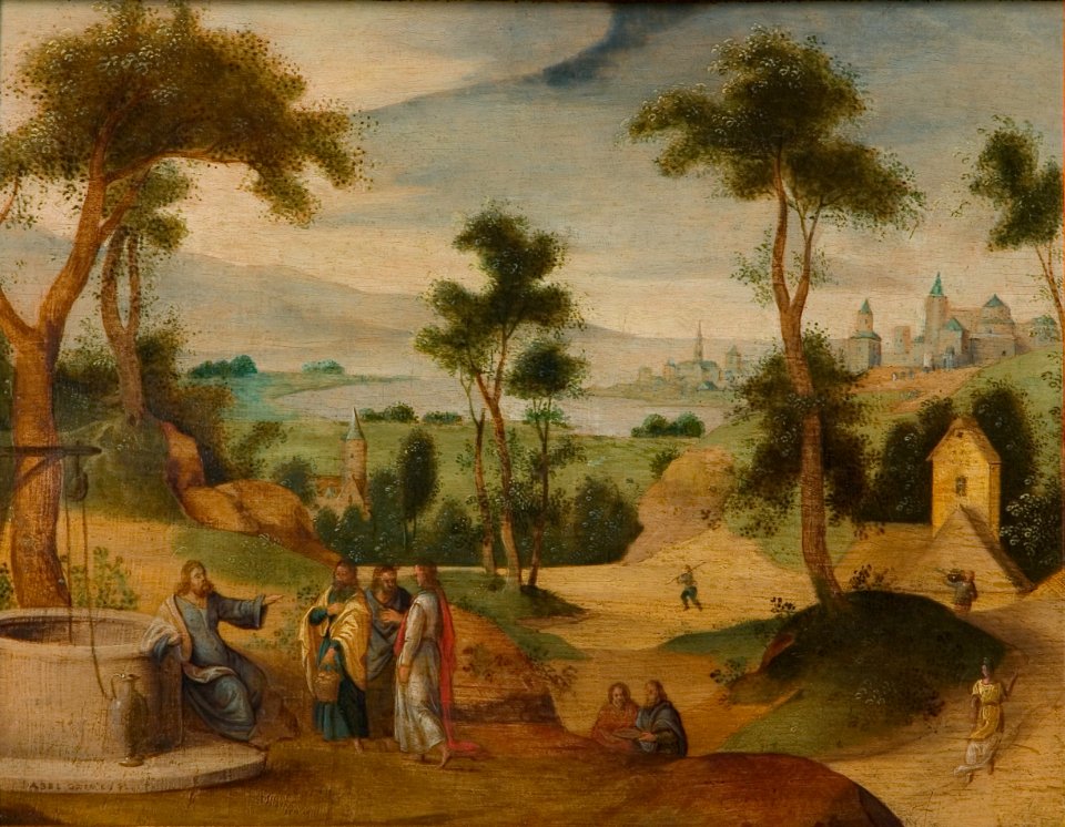 Abel Grimmer - Christus bij de Jacobsbron - 0325 - Rijksmuseum Twenthe