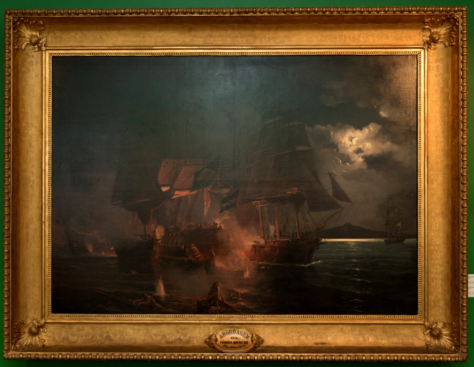 Abordagem da Fragata Imperatriz, da coleção Museu Histórico Nacional