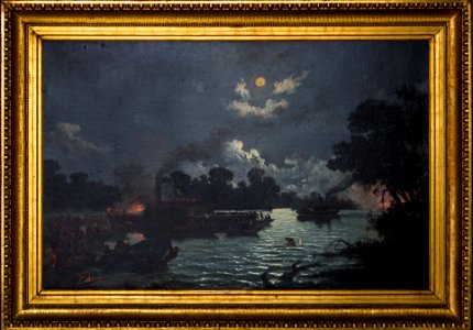 Abordagem do Encouraçado Barroso e Monitor Rio Grande, da coleção Museu Histórico Nacional