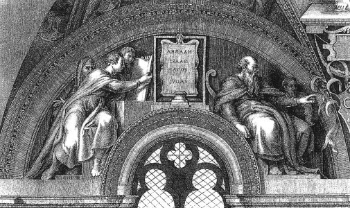 Abraham - Isaac - Jacob - Judah by Michelangelo Buonarroti