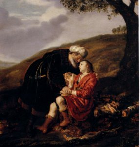Abraham and Isaac before the Sacrifice, Jan Victors, 1642