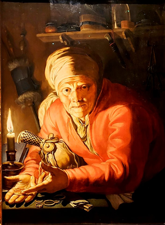 Abraham Bloemaert The Miserly Old Woman